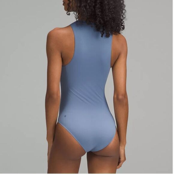 Wundermost Ultra-Soft Nulu High-Neck Sleeveless Bodysuit - Picture 3 of 7